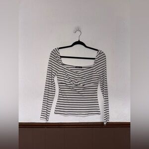 SHEIN | White Striped Longsleeve